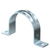 Obejma mocująca dwułapkowa 50mm, St, G 605 50 G | 1018507 Obo Bettermann