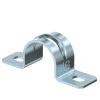 Obejma mocująca dwułapkowa 16mm, St, G 605 16 G | 1018167 Obo Bettermann