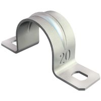 Obejma mocująca dwułapkowa 60mm, St, G 605 60 G | 1018604 Obo Bettermann