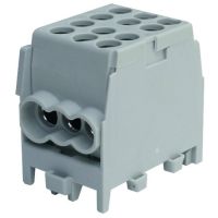 Zacisk dystrybucyjny PHLAK 2524GR 1-fazowy 25/16mm2, 2/4, 400V szary 055048 | 05104599 PROTEC.class