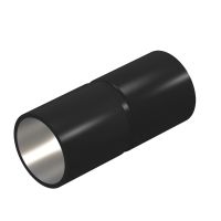 Mufa rurowa bez gwintu Fi-25mm, St, czarny, 9005 SV25W SW | 2046584 Obo Bettermann