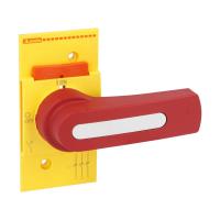Pokrętło do przełączania bezpośredniego do GL0160-GL0315, żółto/czerwone | GLX61D Lovato Electric