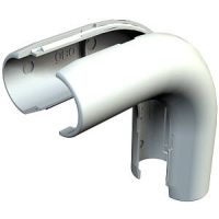 Łuk 90 Quick-Pipe M20, PVC, czysta biel, 9010 2953 B M20 RW | 2153982 Obo Bettermann