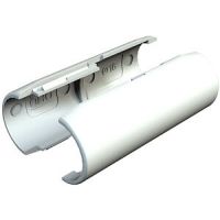 Mufa łącząca rurki Quick M25, PVC, czysta biel, 9010 2953 M M25 RW | 2153975 Obo Bettermann