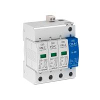 Ogranicznik przepięć 4p, Typ 2+3 (kl. C+D) V10-C 3+NPE+FS | 5094931 Obo Bettermann