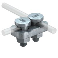 Zacisk przyłączeniowy do dwóch przewodów okrągłych 8-10mm, St, FT 5002 DIN-FT | 5304202 Obo Bettermann