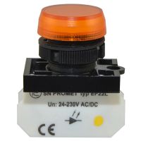 Lampka NEF22 żółta 24V-230V | W0-LD-NEF22TLD G Promet