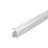Minikanał z folią przylepną i górna część z zawiasami 12x12x2000, PVC, czysta biel WDKMD12RW (2m) | 6150284 Obo Bettermann