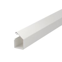 Minikanał z folią przylepną i górna część z zawiasami 17x17x2000, PVC, czysta biel WDKMD17RW (2m) | 6150292 Obo Bettermann