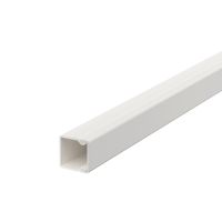 Kanał instalacyjny z perforacją dna 20x20, PVC, czysta biel, 9010 WDK20020RW (2m) | 6191037 Obo Bettermann