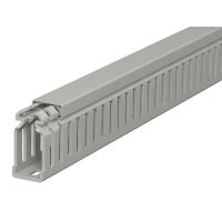 Kanał grzebieniowy 50x25, PVC, szary kamienny, 7030 LKV 50025 (2m) | 6178310 Obo Bettermann