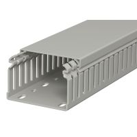 Kanał grzebieniowy 50x75, PVC, szary kamienny, 7030 LKV 50075 (2m) | 6178316 Obo Bettermann