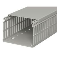 Kanał grzebieniowy 75x100, PVC, szary kamienny, 7030 LKV N 75100 (2m) | 6178428 Obo Bettermann