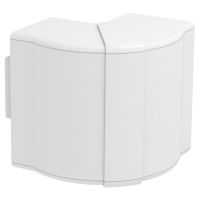 Naroże zewnętrzne ruchome 70x130mm, PC/ABS, czysta biel, 9010 GK-AH70130RW | 6274410 Obo Bettermann