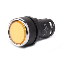 Przycisk sterowniczy monoblok, styki 1NO, kryty, żółty | T0-MB100DS Promet