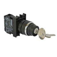 Przycisk sterowniczy kluczykowy, kluczyk wyciągany w poz.0, 1NO, stab, 0-I | T0-B100AA20 Promet