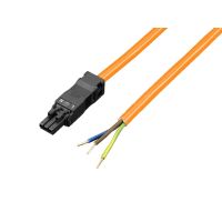Kabel przyłączeniowy do zasilacza, 3-biegunowy, 100-240V, 3000mm, UL, SZ (opak 5szt.) | 2500400 Rittal