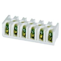 Listwa zaciskowa gwintowa termoutwardz. 4mm2, 6 torów LTE6-4,0 biała | 25326406 Simet