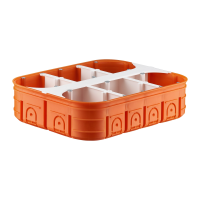 Puszka p/t 6 x 60 mm, płytka, MULTIWALL | 33310008 Simet