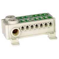 Blok rozdzielczy CU 1-potencjałowy, wejście:2x(2,5-25 mm²), wyjście:14x(0,5-4 mm²) | 82157005 Simet