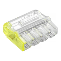 Złączka samozaciskowa bezgwintowa, mini 2,5mm2, 4 styki PC2254-CL | 89023000 Simet