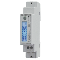 Licznik energii Countis E04 1-fazowy, bezpośredni do 40A RS485, Modbus, MID | 48503040 Socomec