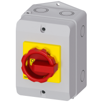 Rozłącznik główny, awaryjny 4-biegunowy zacisk PE, 7,5kW/AC23A, 5,5kW/AC-3, 16A/AC-21A | 3LD2064-1TC53 Siemens