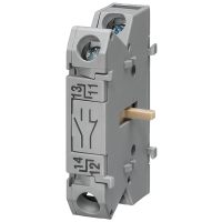 Styk pomocniczy 1NO+1NC z pozłacanymi stykami, mocowane z lewej lub prawej strony | 3LD9200-5CF Siemens