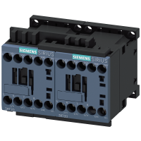 Stycznik nawrotny AC-3, 3kW, 400V 24VDC 3-biegunowy, wlk. S00 | 3RA2315-8XB30-1BB4 Siemens