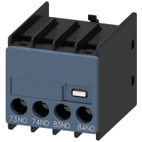 łącznik pomocniczy, przedni, 2 NO, 73/74, 83/84, tor prądowy: 1 NO, 1 NO, przepust kabla od dołu, p | 3RH2911-1MA20 Siemens