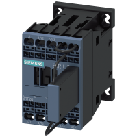 Stycznik w wykonaniu dla kolei AC-3, 5.5KW 400V, DC 24V, 0.7...1.25*US, z diodą przeciwzakłóceniową | 3RT2017-2KB42-0LA0 Siemens