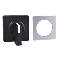Główka napędu Harmony K 45 x 45 mm, metaliczna, czarne pokrętło, 1 do 2 | KBC1H61 Schneider Electric