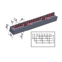 Szyna łączeniowa widełkowa 4P 100A 16mm2 56-moduły IZ16/4F/56 | 002921070 Eti