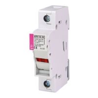 Podstawa bezpiecznikowa EFH 10 DC 1p LED | 002540211 Eti