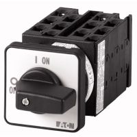 Łącznik krzywkowy 3P, 20A, 6,5kW, 1-4, bez samopowrotu, pokrętło czarne, natablicowy, T0-6-8271/E P/T | 015124 Eaton