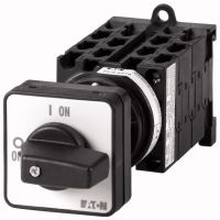 Łącznik krzywkowy 3P, 20A, 6,5kW, 1-4, bez samopowrotu, pokrętło czarne, do instalowania rozłącznego, T0-6-8271/Z P/T | 024616 Eaton