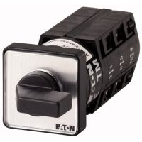 Łącznik krzywkowy 1P, 10A, 3kW, 0-6, bez samopowrotu, pokrętło czarne, natablicowy, TM-3-8244/E P/T | 081997 Eaton
