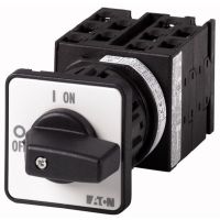 Łącznik krzywkowy 3P, 20A, 6,5kW, 1-3, bez samopowrotu, pokrętło czarne, do wbudowania w otworze 22,3mm, T0-5-8270/EZ P/T | 093432 Eaton