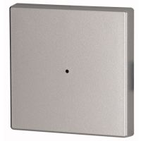 Klawisz pojedynczy z otworem na LED 55x55mm CWIZ-01/03-LED, srebrny xComfort | 126056 Eaton