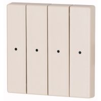 Klawisz poczwórny z otworem na LED 55x55mm CWIZ-04/02-LED, kremowy xComfort | 126063 Eaton