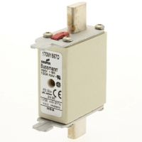 Wkładka bezpiecznikowa DIN000 aR 100A 690V, podwójny wskaźnik, FUSE 100A 690V aR DIN 000 HSDNH | 170M1567D Eaton