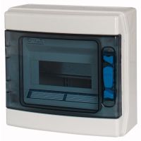 Szafka modułowa n/t, 1x8modułów, IKA-UV, IP65, IKA-1/8-ST-UV | 174189 Eaton