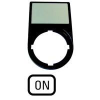 Tabliczki opisowe,ramki tabliczek ON, M22S-ST-GB6, czarna RMQ-Titan M22 | 216496 Eaton