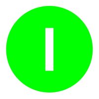 Wkładka przycisku, płaska, M22-XD-G-X1, zielona RMQ-Titan M22 | 218165 Eaton