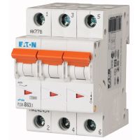 Wyłącznik nadprądowy 3-bieg. PLSM 10kA 63A B, PLSM-B63/3-MW | 242454 Eaton