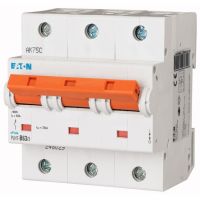 Wyłącznik nadprądowy 3-bieg. PLHT 25kA 63A C, PLHT-C63/3 | 248038 Eaton