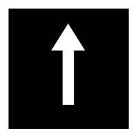 Wkładka przycisku Kierunek ruchu, 32TQ18, czarna RMQ16 | 088125 Eaton