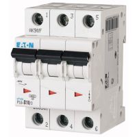 Wyłącznik nadprądowy 3P C 10A 6kA AC, PL6-C10/3 | 286599 Eaton