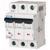 Wyłącznik nadprądowy 3P D 40A 6kA AC, PL6-D40/3 | 286617 Eaton