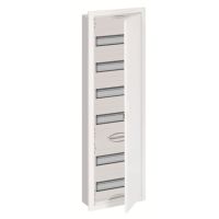 Szafka modułowa p/t, 6 rzędowa 72 moduły IP31 (SxWxG) 310x984x120mm, RAL9016, U61 | 2CPX030110R9999 ABB